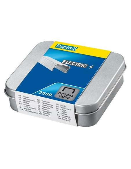 RAPID GRAPAS OPTIMA HD70 GALVANIZADAS -CAJA DE 2500-