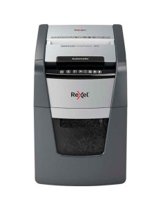 REXEL DESTRUCTORA AUTOMÁTICA OPTIMUM AUTOFEED 90X CORTE PARTÍCULAS P-4 4X28MM ANTIATASCO NEGRO