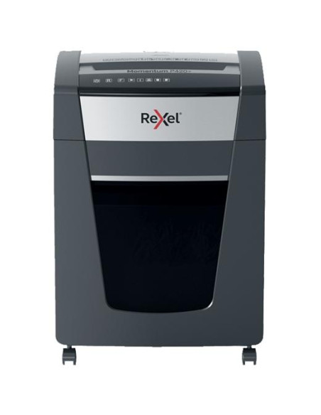 REXEL DESTRUCTORA MANUAL MOMENTUM EXTRA P420 NEGROPLATA