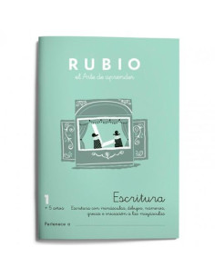 RUBIO CUADERNO DE ESCRITURA N 1