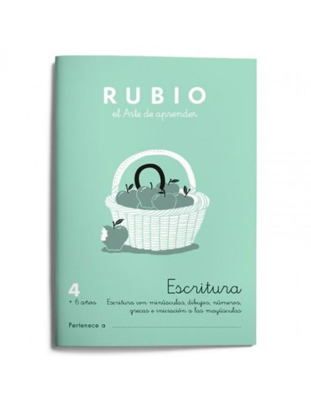 RUBIO CUADERNO DE ESCRITURA N 4