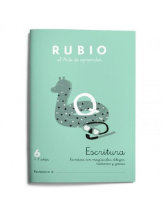 RUBIO CUADERNO DE ESCRITURA N 6