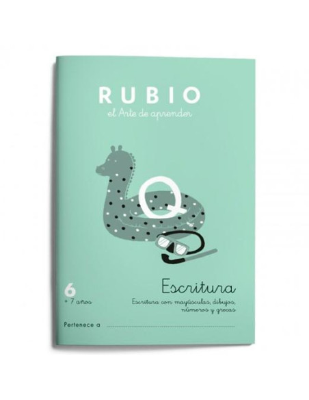 RUBIO CUADERNO DE ESCRITURA N 6