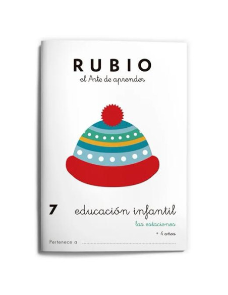 CUADERNO RUBIO A5 EDUCACION INFANTIL N 7 LAS ESTACIONES