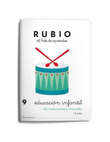 RUBIO CUADERNO EDUCACIÓN INFANTIL 9