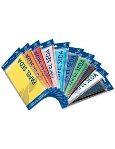 SADIPAL PAPEL DE SEDA PARA MANUALIDADES HOJA DE 50X75CM LILA BOLSA 26 HOJAS