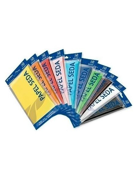 SADIPAL PAPEL DE SEDA PARA MANUALIDADES HOJA DE 50X75CM LILA BOLSA 26 HOJAS