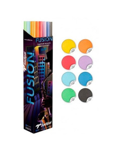 SADIPAL CAJA EXPOSITORA 30 ROLLOS PAPEL KRAFT VERJURADO 65GR 1X3M FUSIÓN COLLECTION NUEVO SURTIDO