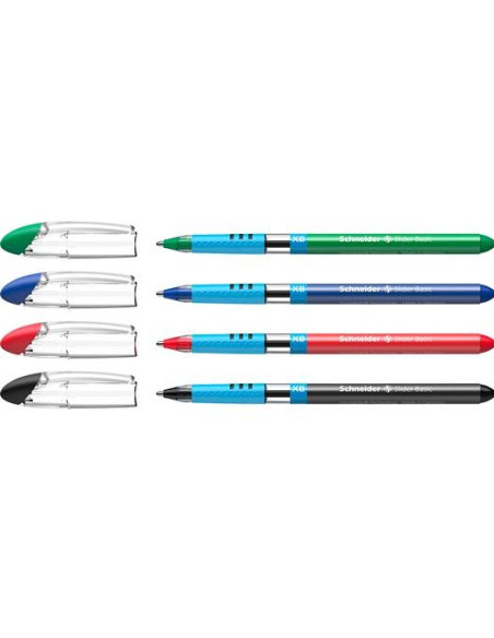 BOLIGRAFO SCHNEIDER SLIDER BASIC XB ESTUCHE DE 4 SURTIDOS