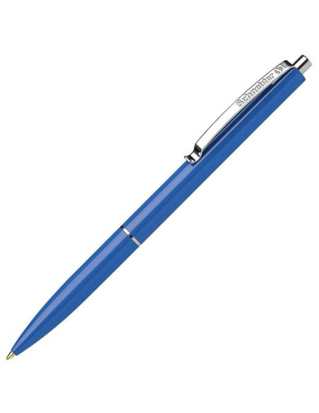 SCHNEIDER BOLÍGRAFO FINO K15 CON CLIP METÁLICO RECARGABLE AZUL