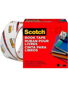 SCOTCH CINTA ADHESIVA TRANSPARENTE PARA REPARACIÓN DE LIBROS PP ROLLO 381MM X 137M