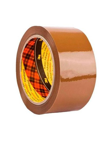 SCOTCH CINTA DE EMBALAJE 309 MARRÓN  PP BAJO RUIDO  50MM X 66M - PACK 6-