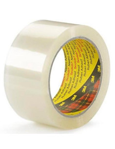 SCOTCH CINTA DE EMBALAJE 309 TRANSPARENTE   PP BAJO RUIDO  48MM X 132M -PACK 6-