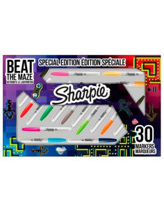 ROTULADOR PERMANENTE SHARPIE FINE CAJA DE 30