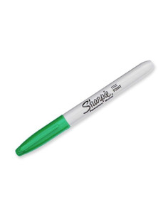 SHARPIE MARCADOR PERMANENTE FINE PUNTA REDONDA 09MM VERDE