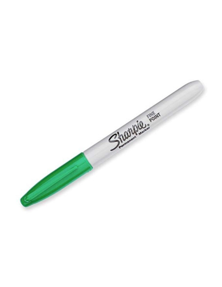 SHARPIE MARCADOR PERMANENTE FINE PUNTA REDONDA 09MM VERDE