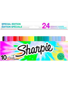ROTULADOR PERMANENTE SHARPIE FINE BLISTER DE 24