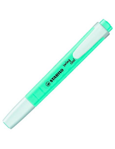 STABILO MARCADOR FLUORESCENTE SWING COOL PASTEL TURQUESA CAJA 10 UD