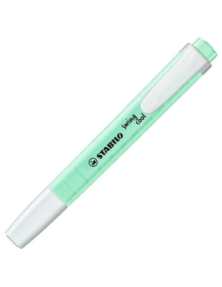 STABILO MARCADOR FLUORESCENTE SWING COOL PASTEL MENTA CAJA 10 UD