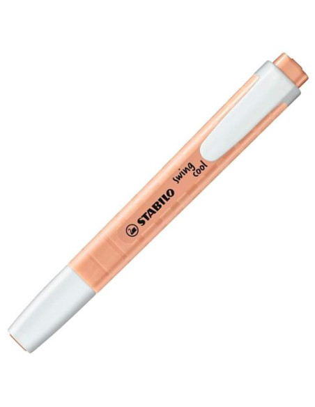 STABILO MARCADOR FLUORESCENTE SWING COOL PASTEL MELOCOTÓN CAJA 10 UD