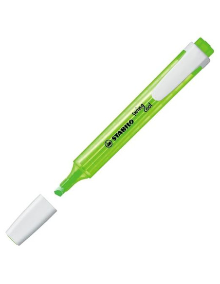 STABILO MARCADOR FLUORESCENTE SWING COOL PASTEL CHISPA DE LIMA CAJA 10 UD