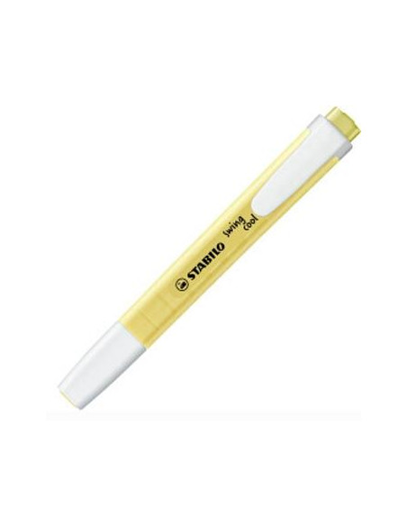STABILO MARCADOR FLUORESCENTE SWING COOL PASTEL AMARILLO CAJA 10 UD