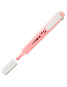 STABILO MARCADOR FLUORESCENTE SWING COOL PASTEL ROSA CEREZO EN FLOR CAJA 10 UD