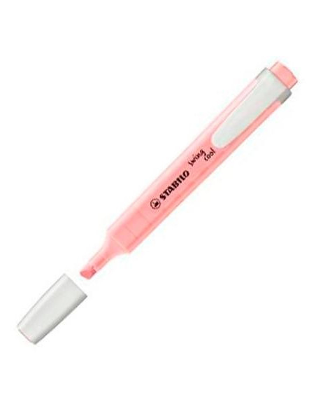STABILO MARCADOR FLUORESCENTE SWING COOL PASTEL ROSA CEREZO EN FLOR CAJA 10 UD