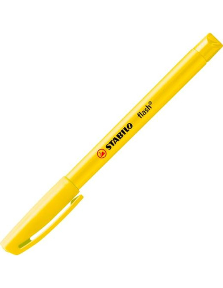 STABILO MARCADOR FLUORESCENTE FLASH AMARILLO CAJA 10 UD