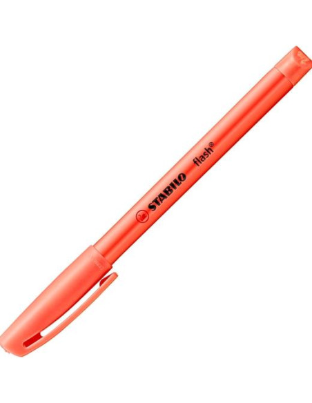 MARCADOR FLUOR STABILO FLASH 555  ROJO