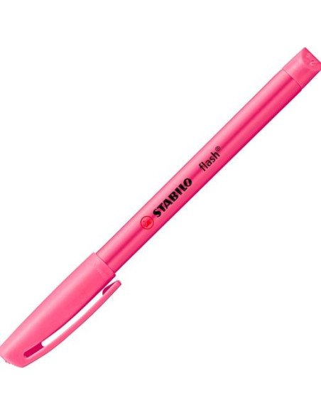 STABILO MARCADOR FLUORESCENTE FLASH ROSA CAJA 10 UD