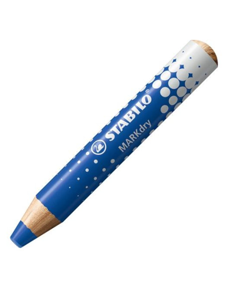 MARCADOR PIZARRA STABILO MARKDRY AZUL
