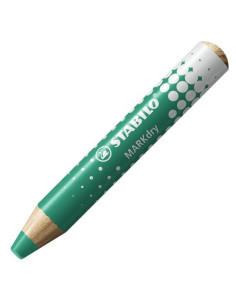 STABILO MARCADOR EN SECO MARKDRY PARA PIZARRA BLANCA Y DE PAPEL VERDE CAJA 5 UD