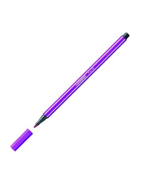 STABILO ROTULADOR PEN 68 LILA CAJA 10 UD