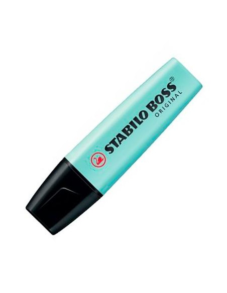 STABILO MARCADOR FLUORESCENTE BOSSW ORIGINAL TURQUESA PASTEL