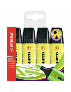 STABILO MARCADOR FLUORESCENTE BOSS ORIGINAL AMARILLO BLÍSTER 4 UD