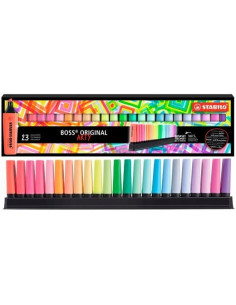 STABILO MARCADOR BOSS ORIGINAL ARTY COLORES SURTIDOS SET ESCRITORIO 23 UD