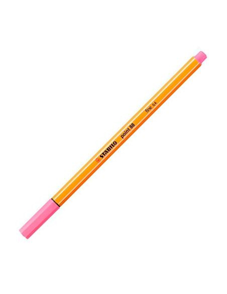 STABILO ROTULADOR POINT 88 ROSA CLARO CAJA 10 UD