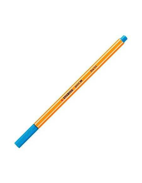 STABILO ROTULADOR POINT 88 AZUL CIELO CAJA 10 UD