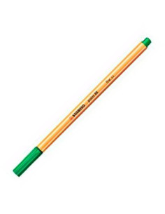 STABILO ROTULADOR POINT 88 VERDE CAJA 10 UD