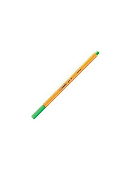 STABILO ROTULADOR POINT 88 VERDE HOJA CAJA 10 UD