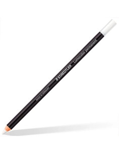 STAEDTLER MARCADOR PERMANENTE EN SECO LUMOCOLOR GLASOCHROM BLANCO