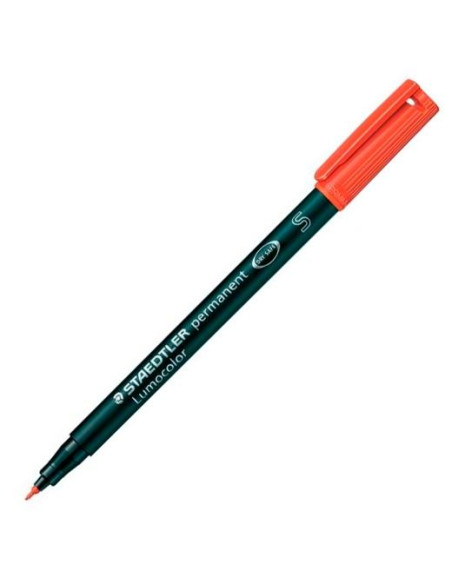 STAEDTLER ROTULADOR PERMANENTE LUMOCOLOR 313-2 S ROJO