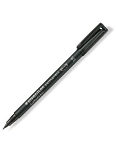 STAEDTLER ROTULADOR PERMANENTE LUMOCOLOR 313-9 S NEGRO