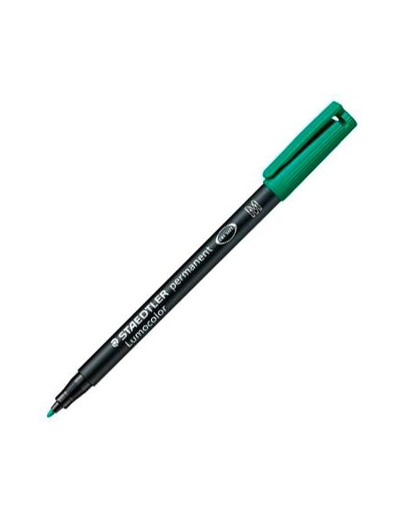 STAEDTLER ROTULADOR PERMANENTE LUMOCOLOR 317-5 M VERDE