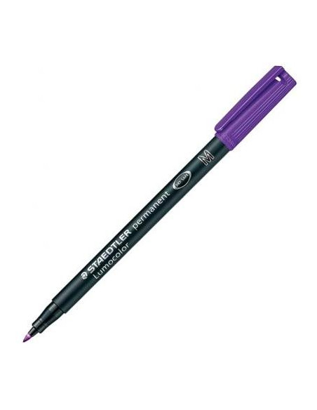 STAEDTLER ROTULADOR PERMANENTE LUMOCOLOR 317-6 M VIOLETA