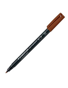 STAEDTLER ROTULADOR PERMANENTE LUMOCOLOR 317-7 M MARRON