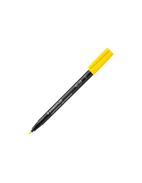 STAEDTLER ROTULADOR PERMANENTE LUMOCOLOR 318 F AMARILLO
