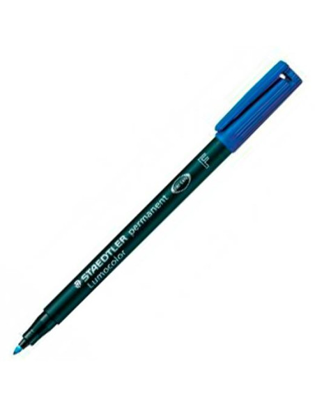 STAEDTLER ROTULADOR PERMANENTE LUMOCOLOR 318-3 F AZUL
