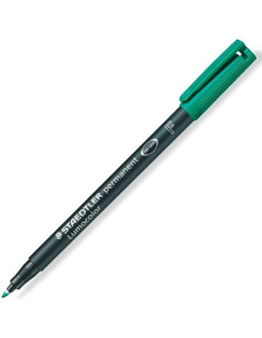 STAEDTLER ROTULADOR PERMANENTE LUMOCOLOR 318 F VERDE